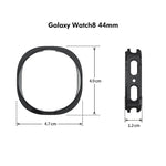 ENKAY Hat-Prince Full Coverage Electroplated Soft TPU Case with Screen Protection, For Samsung Galaxy Watch8 44mm, For Samsung Galaxy Watch8 40mm