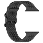 Breathable Holes Silicone Watch Band, For Apple Watch 46mm / 49mm / 45mm / 44mm
