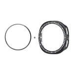ENKAY Hat-Prince Diamond PC Watch Cover with Full Coverage PMMA Soft Film, For Samsung Galaxy Watch8 44mm, For Samsung Galaxy Watch8 40mm