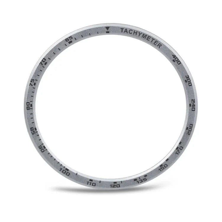 Speed Bezel and Wavy Grain Stitched Color Buckle Silicone Watch Band, For Samsung Galaxy Watch8 44mm, For Samsung Galaxy Watch8 40mm
