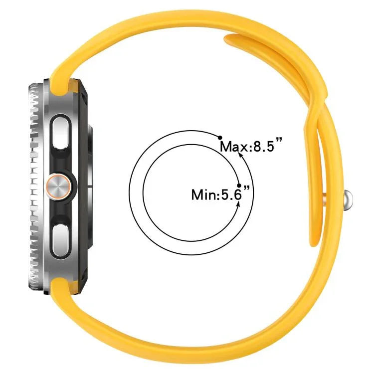 Reverse Buckle Silicone Watch Band, For Samsung Galaxy Watch8 / Watch8 Classic