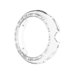Single Row Diamond Hollow PC Watch Protective Cover, For Google Pixel Watch4 45mm, For Google Pixel Watch4 41mm