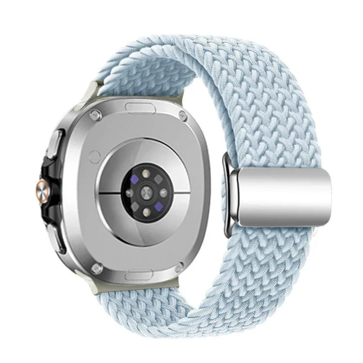 Magnetic Buckle Braided Nylon Watch Band, For Samsung Galaxy Watch8 / Watch8 Classic