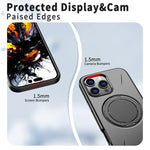 Kalebol Magnetic MagSafe Rotation Holder PC Phone Case, For iPhone 13 Pro Max, For iPhone 13 Pro, For iPhone 13
