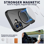 Kalebol Magnetic MagSafe Rotation Holder PC Phone Case, For iPhone 16 Plus, For iPhone 16, For iPhone 15 Pro Max, For iPhone 15 Pro, For iPhone 15, For iPhone 14