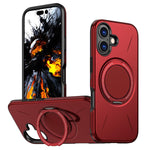 Kalebol Magnetic MagSafe Rotation Holder PC Phone Case, For iPhone 16 Pro Max, For iPhone 16 Pro, For iPhone 16 Plus, For iPhone 16, For iPhone 15 Pro Max, For iPhone 15 Pro