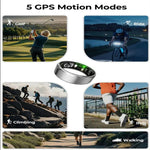 R100 SIZE 7 Smart Ring, Support Heart Rate / Blood Oxygen / Sleep Monitoring / Remote Photography