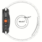 Integrated Three Beads Metal Titanium Watch Band, For Samsung Galaxy Watch8 / Watch8 Classic