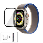 Wild Path Loop Nylon Watch Band with 3D Curved Film, For Apple Watch 6 / 5 / 4 / SE 40mm, For Apple Watch Ultra / 2 49mm, For Apple Watch Series 9 / 8 / 7 45mm