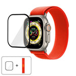Wild Path Loop Nylon Watch Band with 3D Curved Film, For Apple Watch 6 / 5 / 4 / SE 40mm, For Apple Watch Ultra / 2 49mm, For Apple Watch Series 9 / 8 / 7 45mm