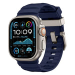 Rock-Peak Silicone Watch Band, For Apple Watch 46mm / 49mm / 45mm / 44mm