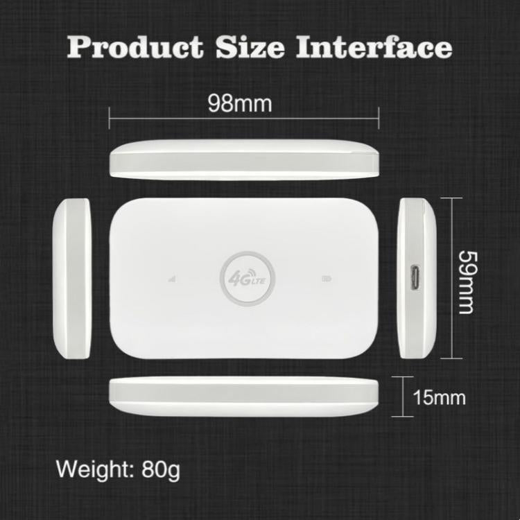 M7 Eurasian Version With SIM Card Slot Portable 4G LTE Mobile WiFi Router 150Mbps Travel Hotspot, M7