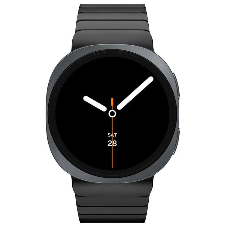 One Beads Butterfly Buckle Stainless Steel Watch Band, For Samsung Galaxy Watch8 / Watch8 Classic
