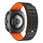 Breathable Silicone Magnetic Watch Band, For Samsung Galaxy Watch Ultra 47mm / Ultra 2025