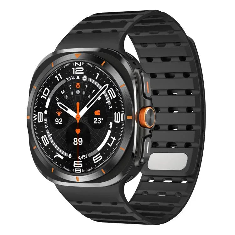 Breathable Silicone Magnetic Watch Band, For Samsung Galaxy Watch Ultra 47mm / Ultra 2025