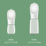 Pet Portable Outdoor Water Dispenser, 300ML, 550ML