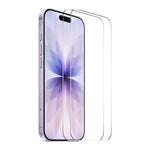 2pcs ENKAY Thickened Glue No White Edge 9H Big Arc Edge High Aluminum-silicon Tempered Glass Film, For iPhone 17 Pro Max, For iPhone 17 Pro, For iPhone 17, For iPhone Air