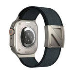 Z Shaped Magnetic Clasp Two Color Nylon Watch Band, For Apple Watch 46mm / 49mm / 45mm / 44mm, For Apple Watch 42mm / 41mm / 40mm / 38mm