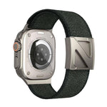 Z Shaped Magnetic Clasp Two Color Nylon Watch Band, For Apple Watch 46mm / 49mm / 45mm / 44mm, For Apple Watch 42mm / 41mm / 40mm / 38mm