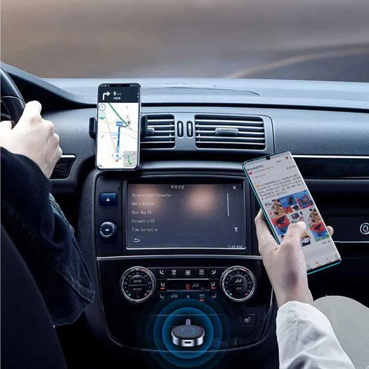 J33 Car Audio Amplifier Headphone Bluetooth Audio Converter Adapter