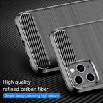 Brushed Texture Carbon Fiber TPU Case for iPhone XI 2019, For iPhone 11 Pro