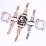 Tassel Flower Single Diamond Hollow PC Watch Shell, For Apple Watch Series 6 / 5 / 4 & SE 44mm, For Apple Watch Series 6 / 5 / 4 & SE 40mm, For Apple Watch Series 10 / 11 46mm, For Apple Watch Series 10 / 11 42mm, For Apple Watch Series 9 / 8 / 7 44mm ...