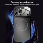 Change to 17 Big Lens Window Frosted MagSafe Phone Case, For iPhone 13 Pro Max, For iPhone 13 Pro, For iPhone 13, For iPhone 12, For iPhone 12 Pro Max, For iPhone 12 Pro, For iPhone 11 Pro Max, For iPhone 11