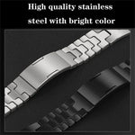 H-Type QuickB Release Butterfly Buckle Stainless Steel Watch Band, For Apple Watch 44mm / 45mm / 46mm / 49mm, For Apple Watch 42mm / 41mm / 40mm / 38mm