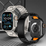 H-Type QuickB Release Butterfly Buckle Stainless Steel Watch Band, For Apple Watch 44mm / 45mm / 46mm / 49mm, For Apple Watch 42mm / 41mm / 40mm / 38mm