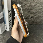 Frameless Leather-Skin PC MagSafe Holder Phone Case, For iPhone 14 Plus, For iPhone 14, For iPhone 14 Pro, For iPhone 14 Pro Max, For iPhone 13 Pro Max, For iPhone 13 Pro
