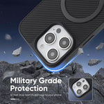 Kalebol Carbon Fiber MagSafe Phone Case, For iPhone 13 Pro Max, For iPhone 13 Pro, For iPhone 13