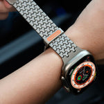 Y-shaped Double Magnetic Stainless Steel Watch Band, For Apple Watch 42 / 44 / 45 / 46 / 49mm, For Apple Watch 38 / 40 / 41 / S11 42mm