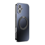 360 Degree Rotating Holder MagSafe Electroplated Phone Case with Lens Cover, For iPhone 17 Pro Max, For iPhone 17 Pro, For iPhone 17, For iPhone Air, For iPhone 16 Pro Max, For iPhone 16 Pro