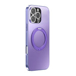 360 Degree Rotating Holder MagSafe Electroplated Phone Case with Lens Cover, For iPhone 17 Pro Max, For iPhone 17 Pro, For iPhone 17, For iPhone Air, For iPhone 16 Pro Max, For iPhone 16 Pro