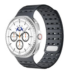 Breathable Magnetic Silicone Watch Band, For Samsung Galaxy Watch8 / Watch8 Classic