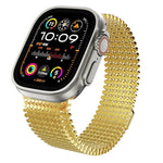 Molecular Arrangement Magnetic Stainless Steel Watch Band, For Apple Watch 46mm / 49mm / 45mm / 44mm, For Apple Watch 42mm / 41mm / 40mm / 38mm