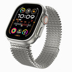 Molecular Arrangement Magnetic Stainless Steel Watch Band, For Apple Watch 46mm / 49mm / 45mm / 44mm, For Apple Watch 42mm / 41mm / 40mm / 38mm