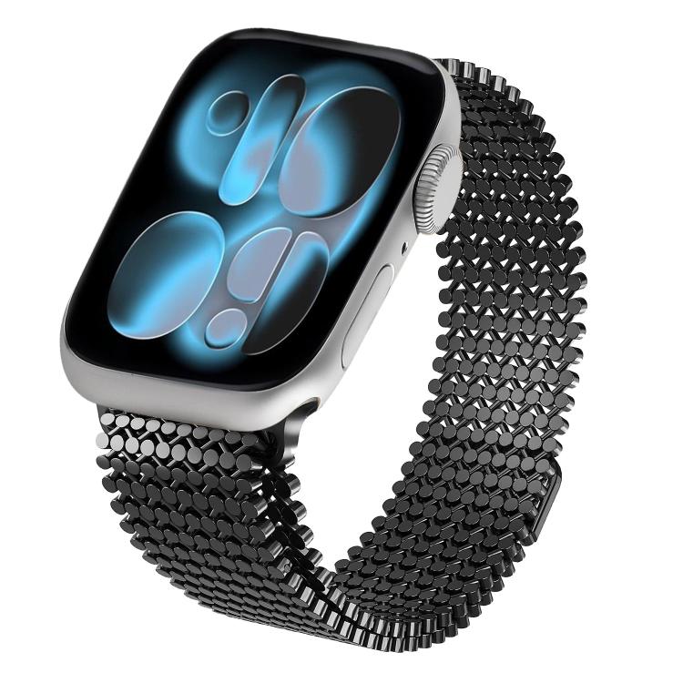 Molecular Arrangement Magnetic Stainless Steel Watch Band, For Apple Watch 46mm / 49mm / 45mm / 44mm, For Apple Watch 42mm / 41mm / 40mm / 38mm