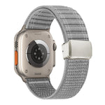 Magnetic Buckle Wave Pattern Nylon Watch Band, For Apple Watch 46mm / 49mm / 45mm / 44mm, For Apple Watch 42mm / 41mm / 40mm / 38mm