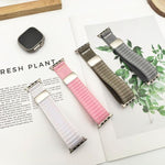 Magnetic Buckle Wave Pattern Nylon Watch Band, For Apple Watch 46mm / 49mm / 45mm / 44mm, For Apple Watch 42mm / 41mm / 40mm / 38mm