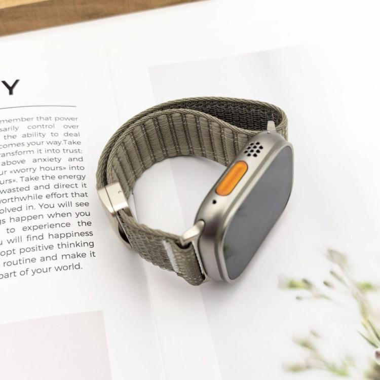 Magnetic Buckle Wave Pattern Nylon Watch Band, For Apple Watch 46mm / 49mm / 45mm / 44mm, For Apple Watch 42mm / 41mm / 40mm / 38mm