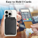 Ultra-Thin Gold-Edged Magnetic Vegan Leather Card Bag