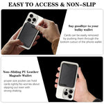 Ultra-Thin Gold-Edged Magnetic Vegan Leather Card Bag