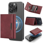 Tri-Fold Magnetic Vegan Leather Card Bag