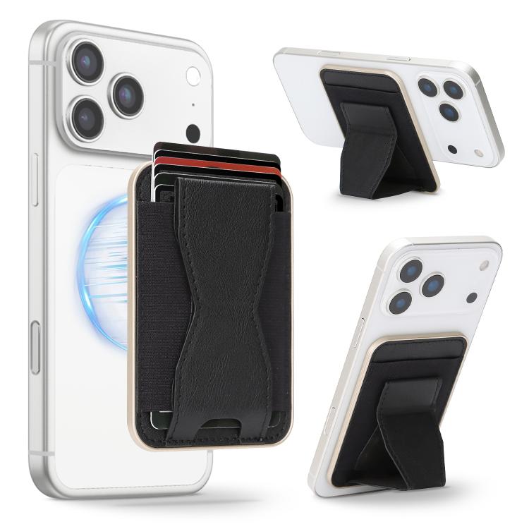 Magnetic Waistband Vegan Leather Card Bag