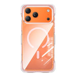 Vacuum-Sealed Transparent Airbag Magnetic Acrylic Phone Case, For iPhone 17 Pro Max, For iPhone 17 Pro, For iPhone 17