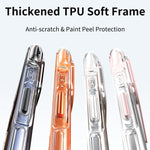 Vacuum-Sealed Transparent Airbag Magnetic Acrylic Phone Case, For iPhone 17 Pro Max, For iPhone 17 Pro, For iPhone 17