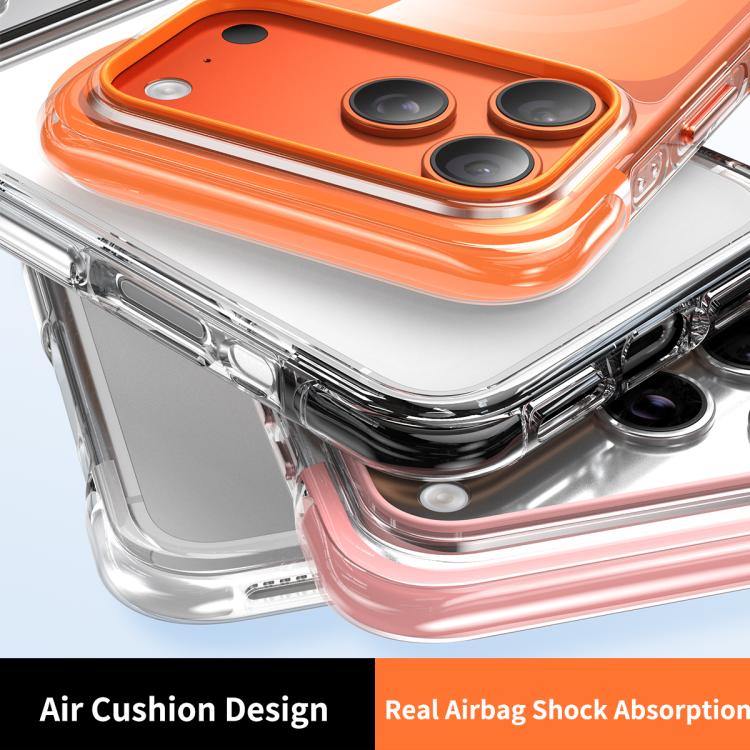 Vacuum-Sealed Transparent Airbag Magnetic Acrylic Phone Case, For iPhone 17 Pro Max, For iPhone 17 Pro, For iPhone 17