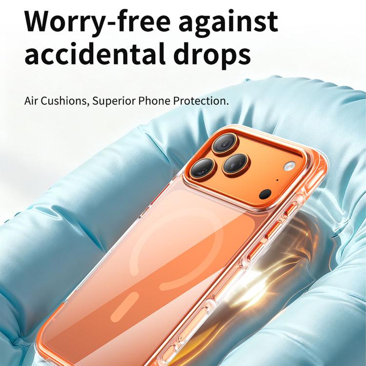Vacuum-Sealed Transparent Airbag Magnetic Acrylic Phone Case, For iPhone 17 Pro Max, For iPhone 17 Pro, For iPhone 17