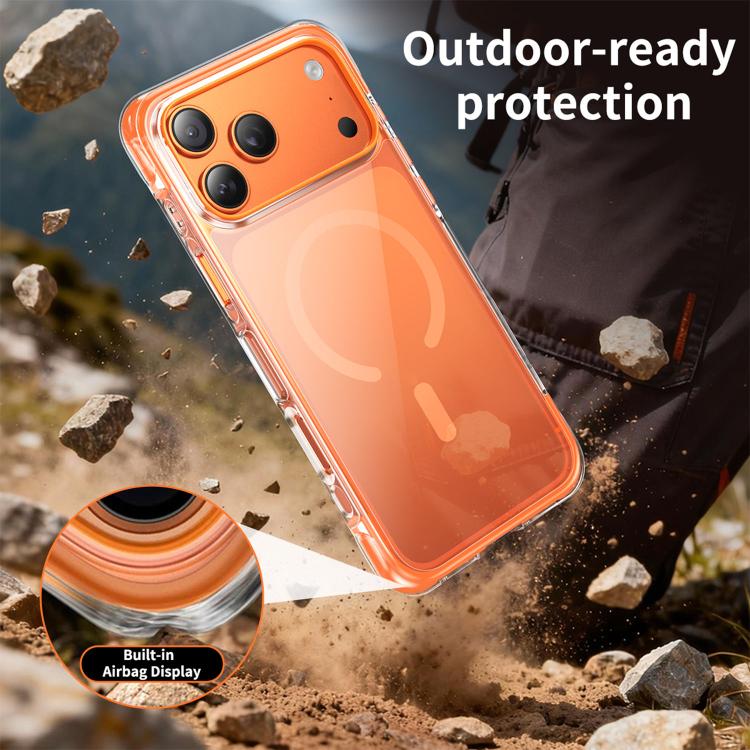 Vacuum-Sealed Transparent Airbag Magnetic Acrylic Phone Case, For iPhone 17 Pro Max, For iPhone 17 Pro, For iPhone 17